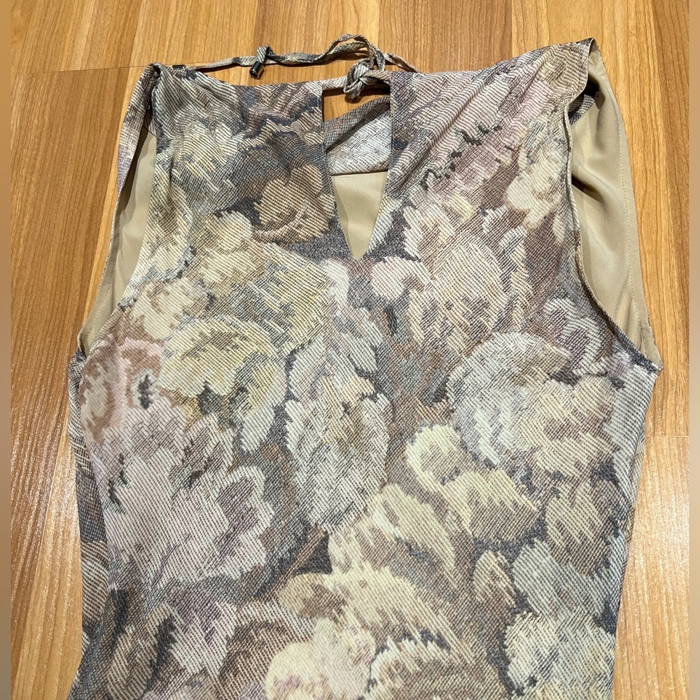 Hansen & Gretel Moss Maxi Dress Floral Cowl Neck Sleeveless Size S - Picture 13 of 13